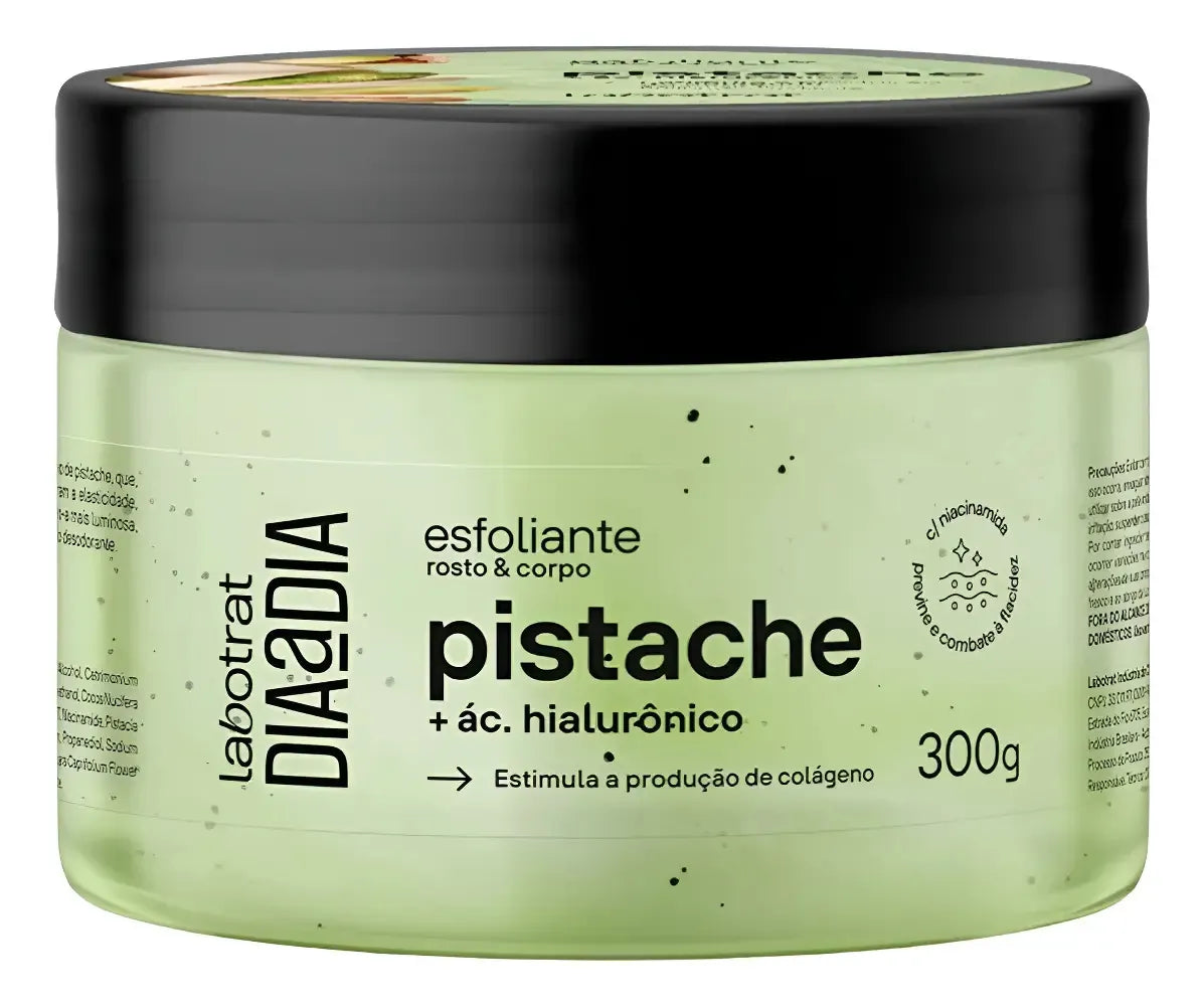 Pistachio Exfoliating Cream for Body and Face Labotrat 300g Pistachio