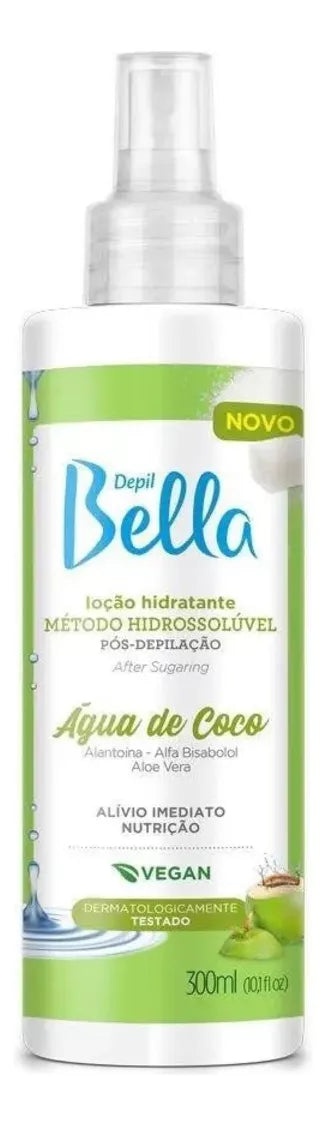 Loção Hidratante Pós Depilação Vegano Coco Depil Bella - 300ml