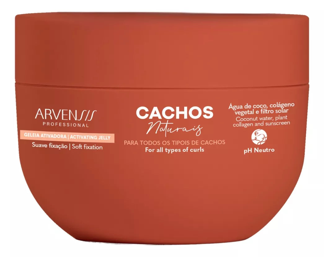 Geleia Ativadora Cachos Suave Fixação Arvensis 250g