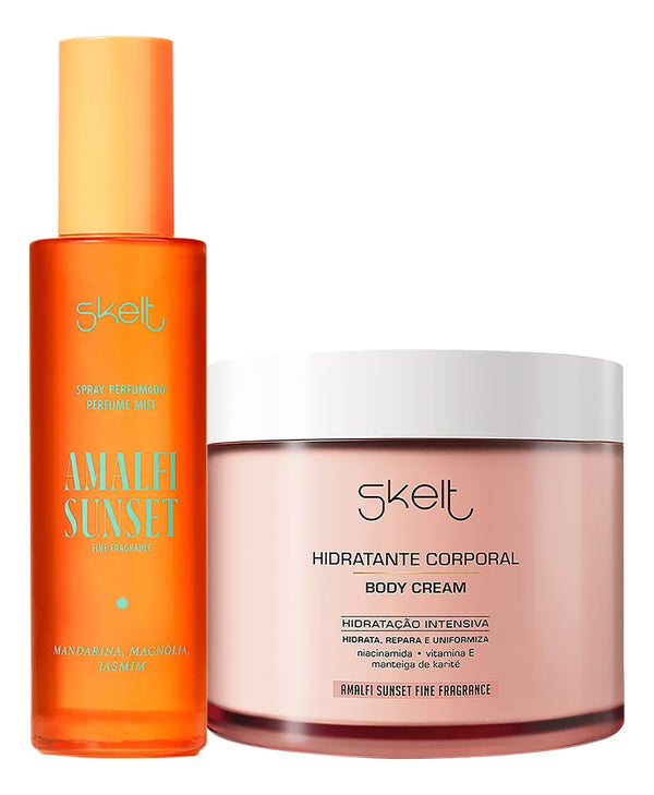 Skelt Amalfi Sunset Body Moisturiser and Perfume Mist Kit