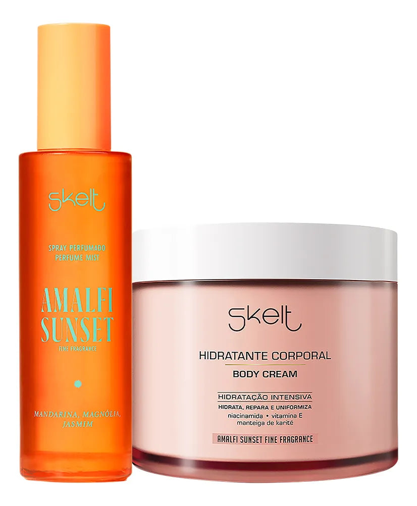 Skelt Amalfi Sunset Body Moisturiser and Perfume Mist Kit