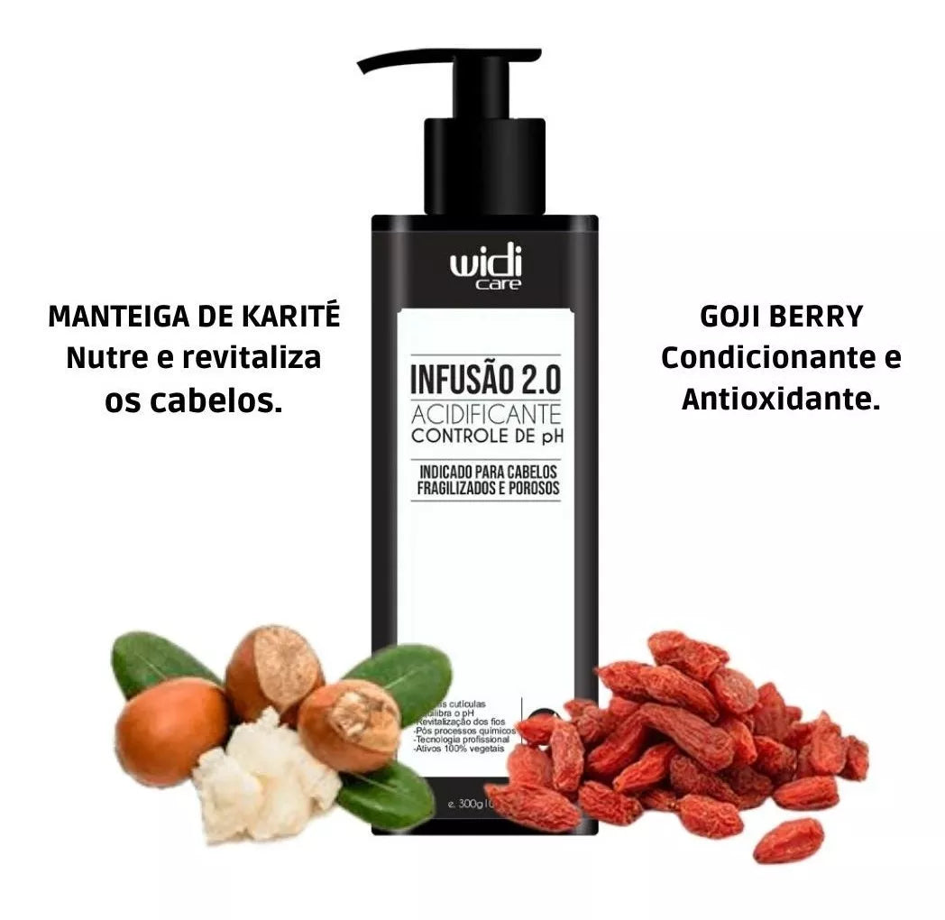 Widi Care - Infusão 2.0 - Acidificante Controle de Ph 300g