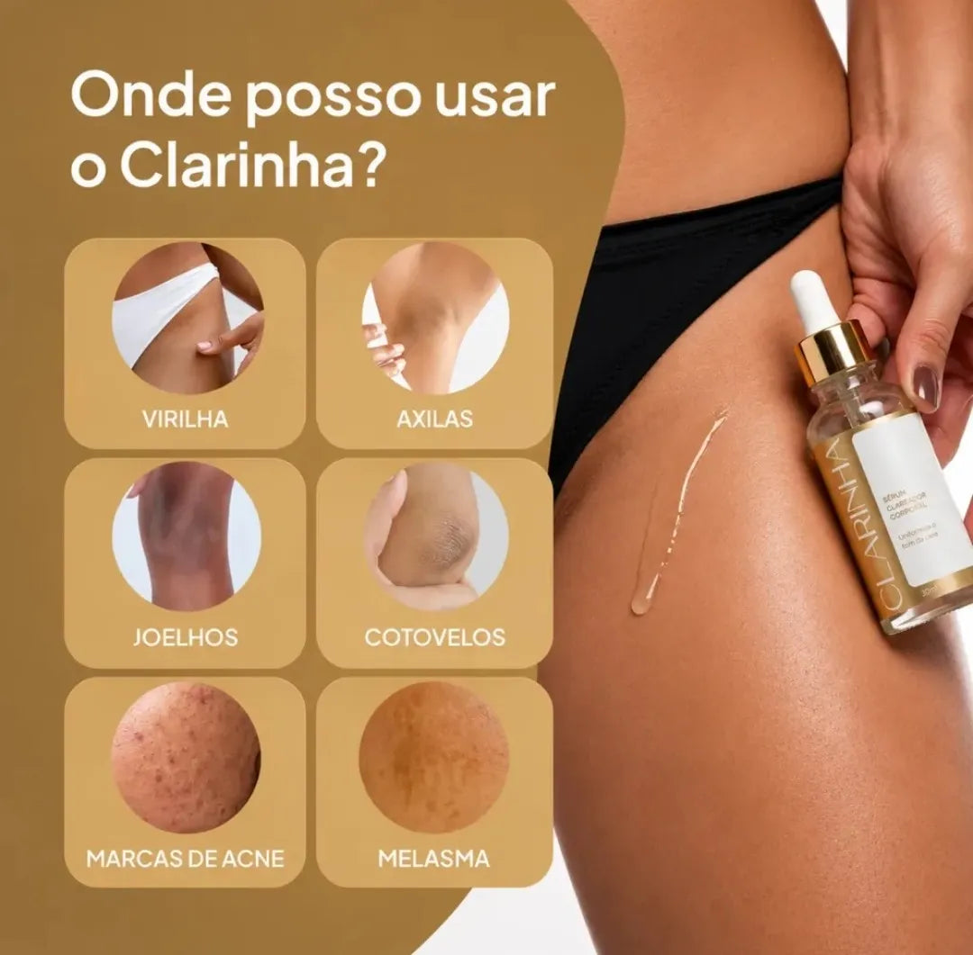 Clarinha Popozuda Body Brightening Serum 30ml