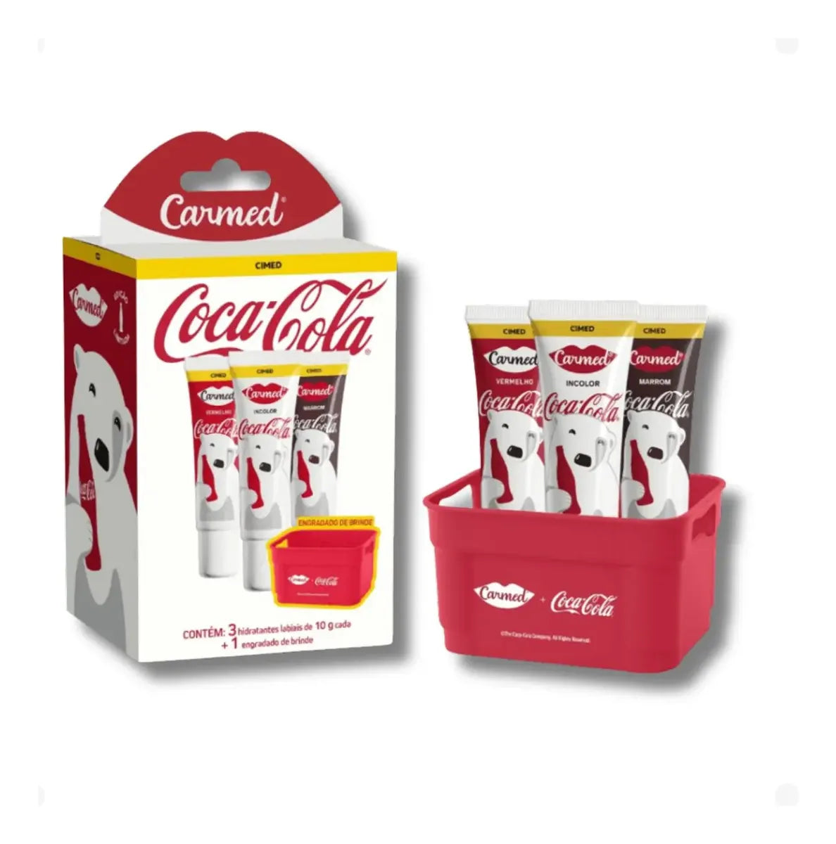 Kit of 3 Carmed Coca-Cola Limited Edition Christmas Bottles