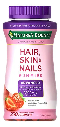 Hair, skin and nails 6000 mcg Nature Bounty 230 capsules