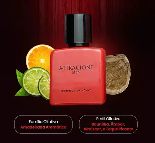 Attracione Men (perfume Masculino Com Feromônios Ativados)