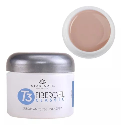 Gel T3 Fibergel Star Nail Opaque Nude 28g