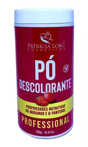 Pó Descolorante Morango 500g Patrícia Lobo