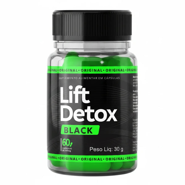 Lift Detox 500mg Potente Emagrecedor Seca Você - 60 Cápsulas