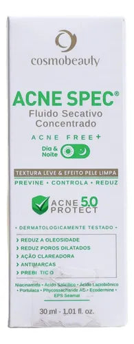 Fluido Secativo Concentrado Antiacne Cosmobeauty 30ml