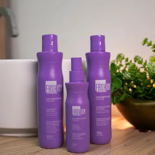 100Tímetros Anti-Hair Loss Combo Fashion Gold - 3 items