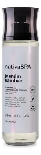 Body Splash Deodorant Cologne Nativa Spa Jasmine Sambac