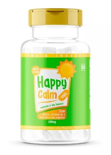 Happy Calm Melhora o Seu Humor  - 30 caps