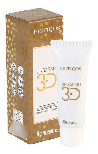 Orgasmo 3D Exciting Gel - Refreshes, Vibrates, Excites and Shines
