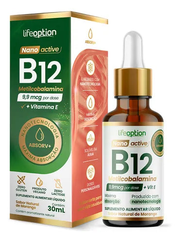 Vitamin B12 Nano Active Methylcobalamin Life Option