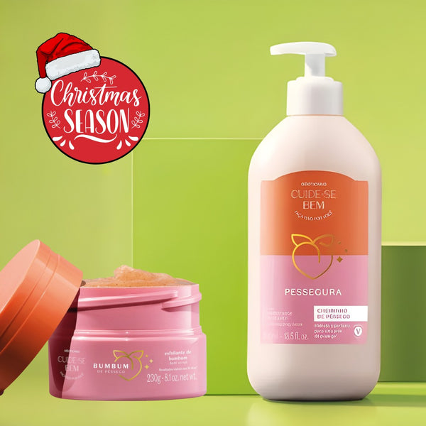 O'Boticário Pessegura Kit – Exfoliator + Body Lotion