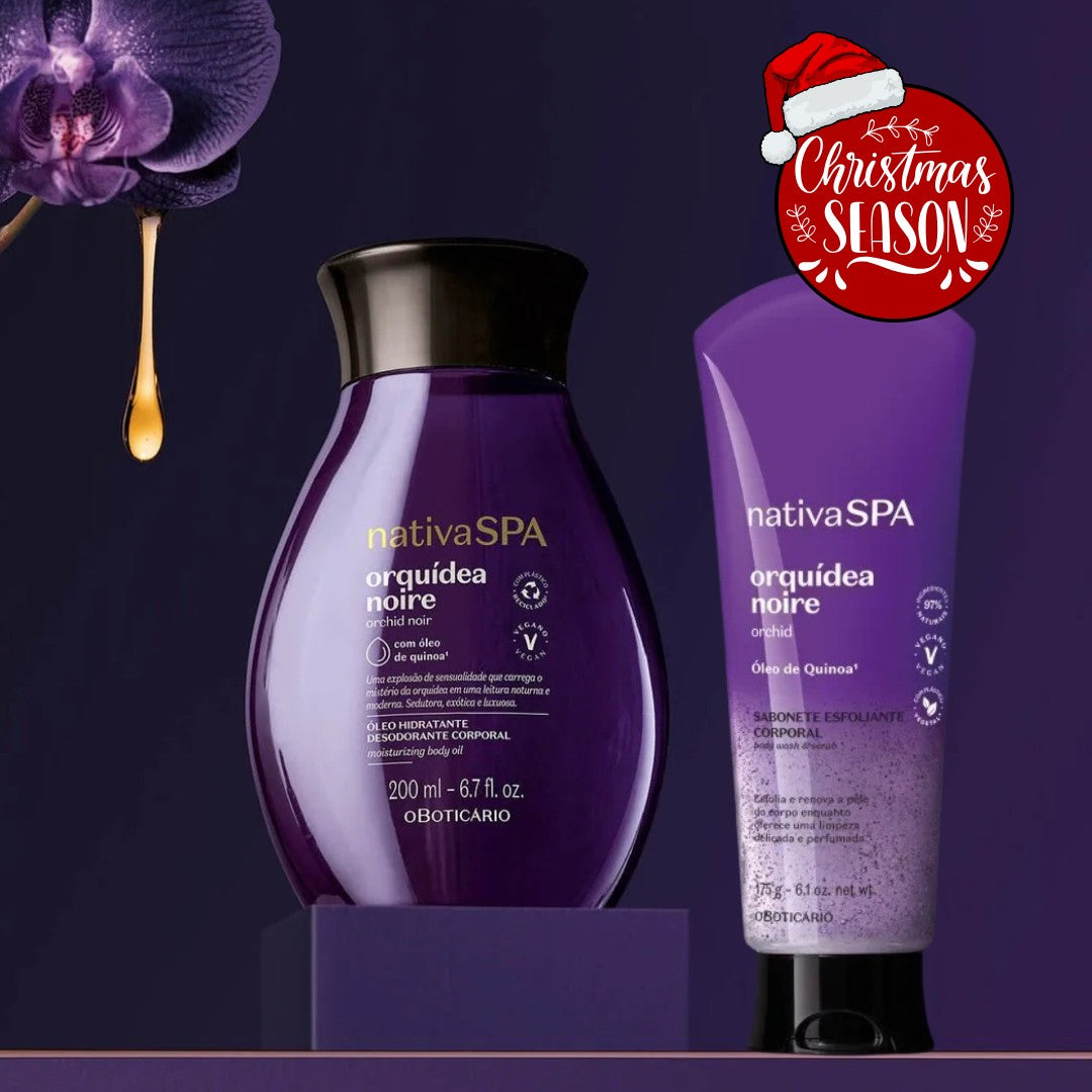 Kit de Dia da Mãe Esfoliante Nativa SPA Orquídea Noire