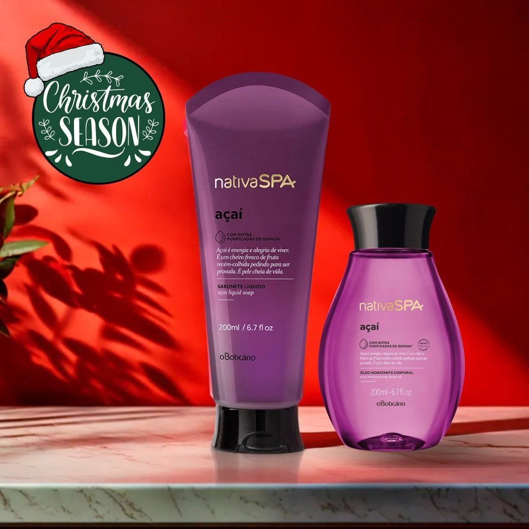 Kit de Dia da Mãe Nativa Hidratação SPA Açaí