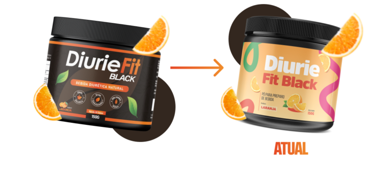Diuriefit Novo Suplemento Alimentar Natural Em Pó - Chá 150g Orange flavour
