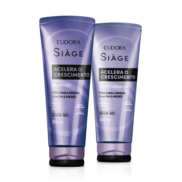 Siàge Growth Accelerator Duo: Shampoo 250ml + Conditioner 200ml