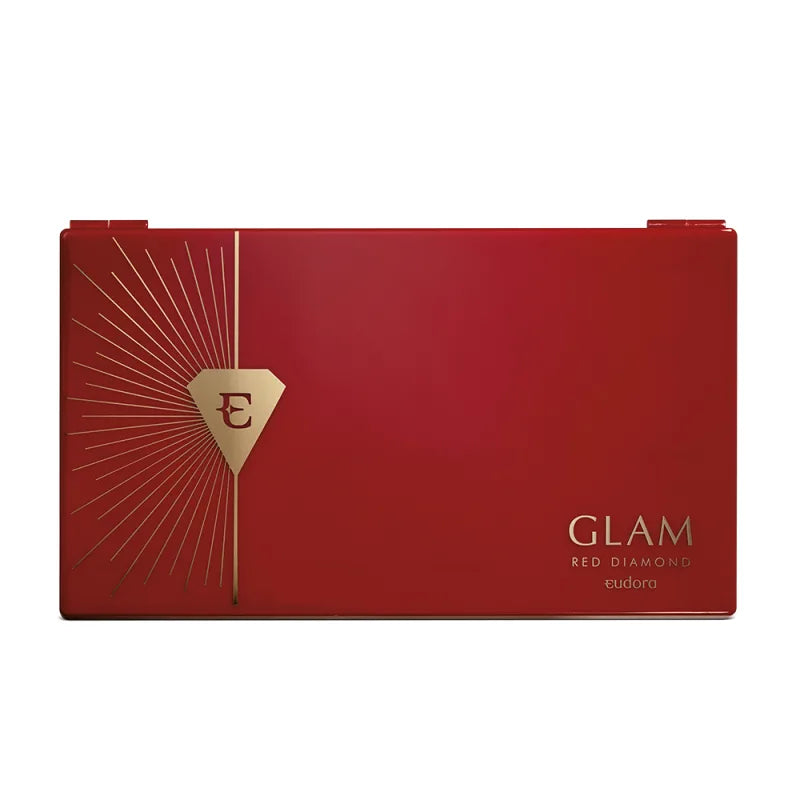 Eudora Glam Palette Multifuncional Red Diamond - Paleta de Maquiagem 30g