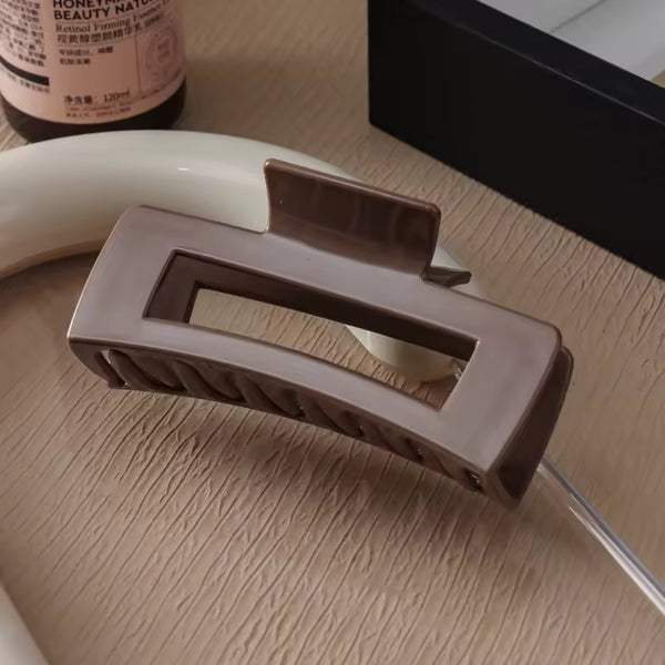 Hair clip brown Ida
