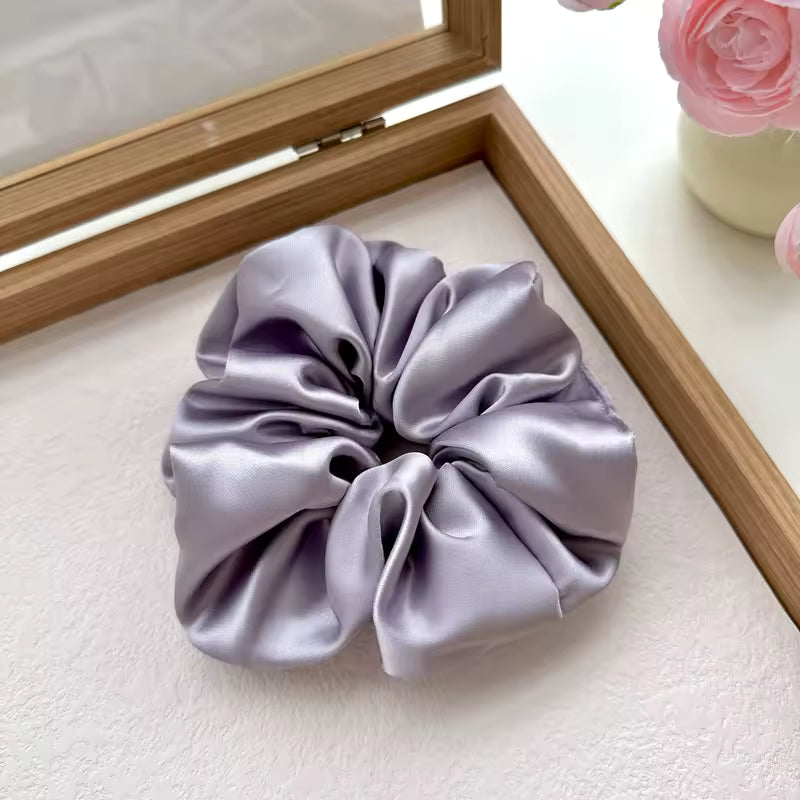 light purple satin hair clip