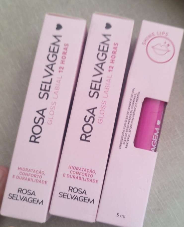 Gloss Labial Rosa Selvagem - ROSA