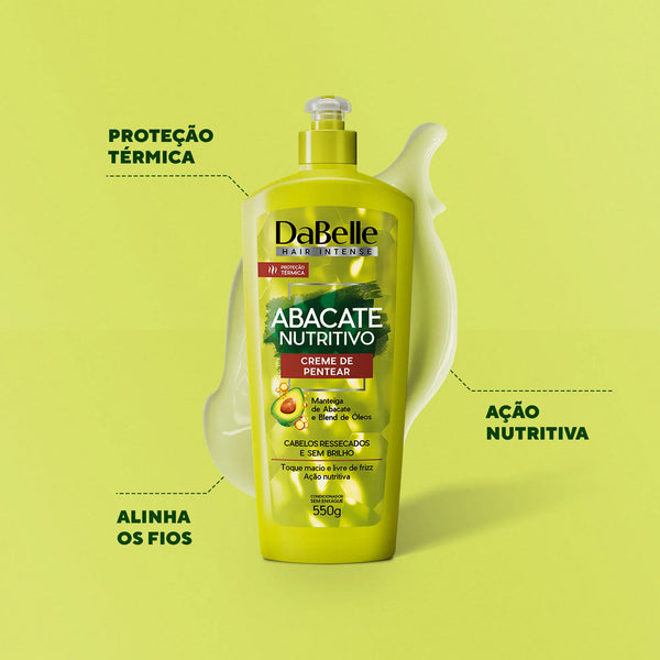 Creme De Pentear Dabelle 550g Abacate Nutritivo