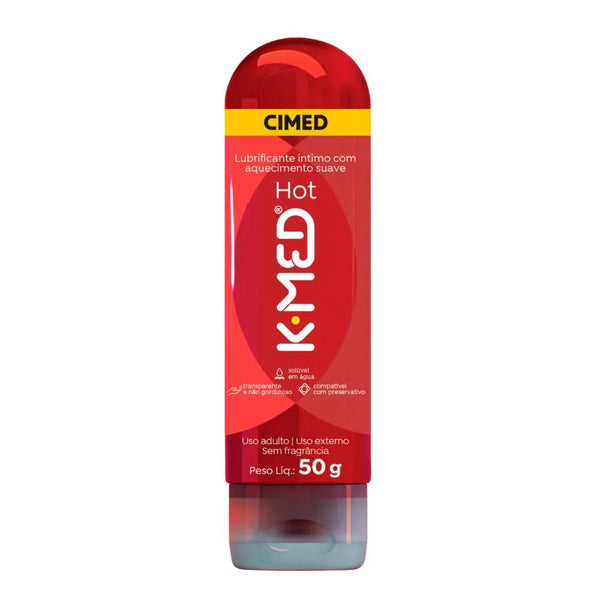 Gel Lubrificante Íntimo K-Med Hot - 50g