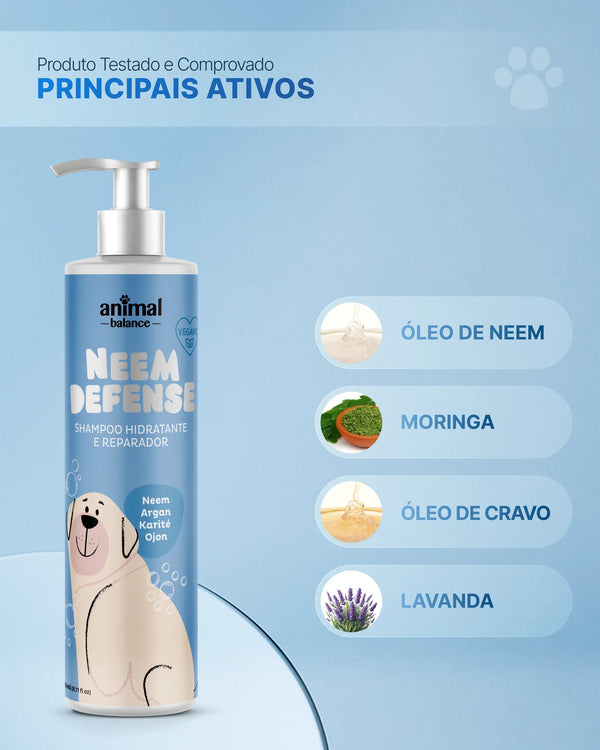 Neem Defense Repellent Shampoo - Neem, Clove, Lavender and Moringa - 240ml