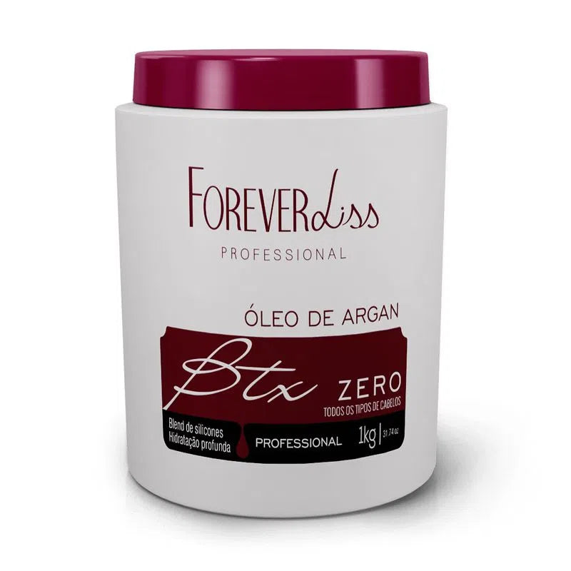 Máscara Volume Zero Argan Oil Forever Liss 1Kg Botox Zero