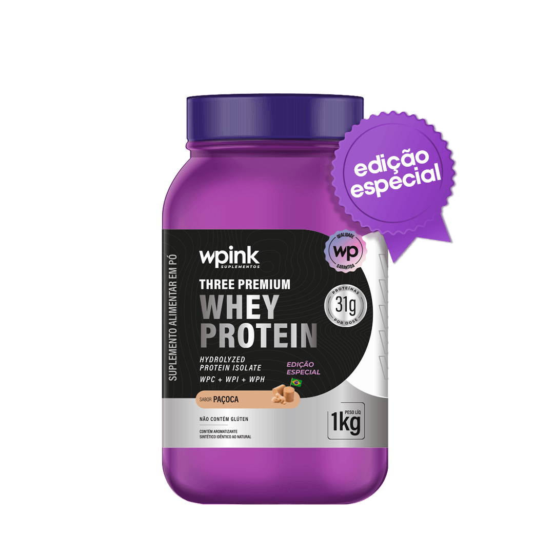 three premium whey protein paçoca 3W - (1kg) - wp