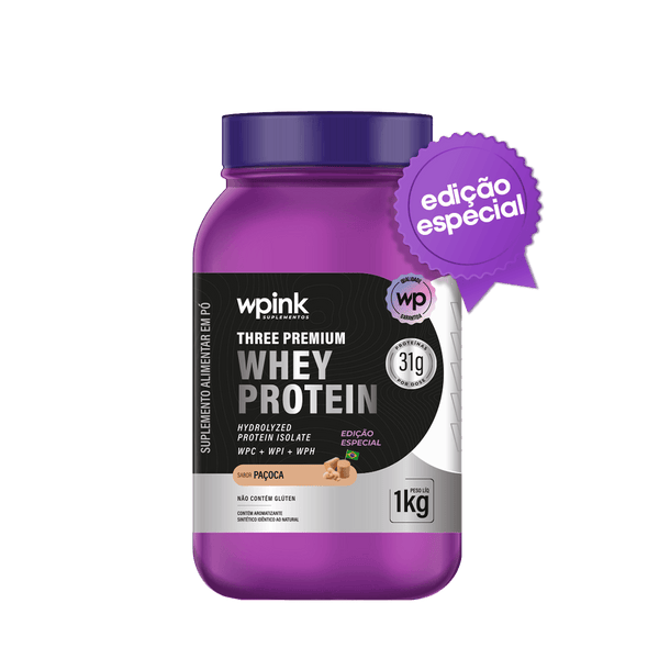three premium whey protein paçoca 3W - (1kg) - wp