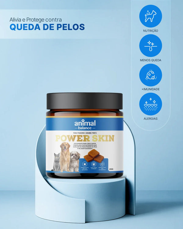 Power Skin - Hair and Dermis - Supplement in Palatable Phlebitis - 250g