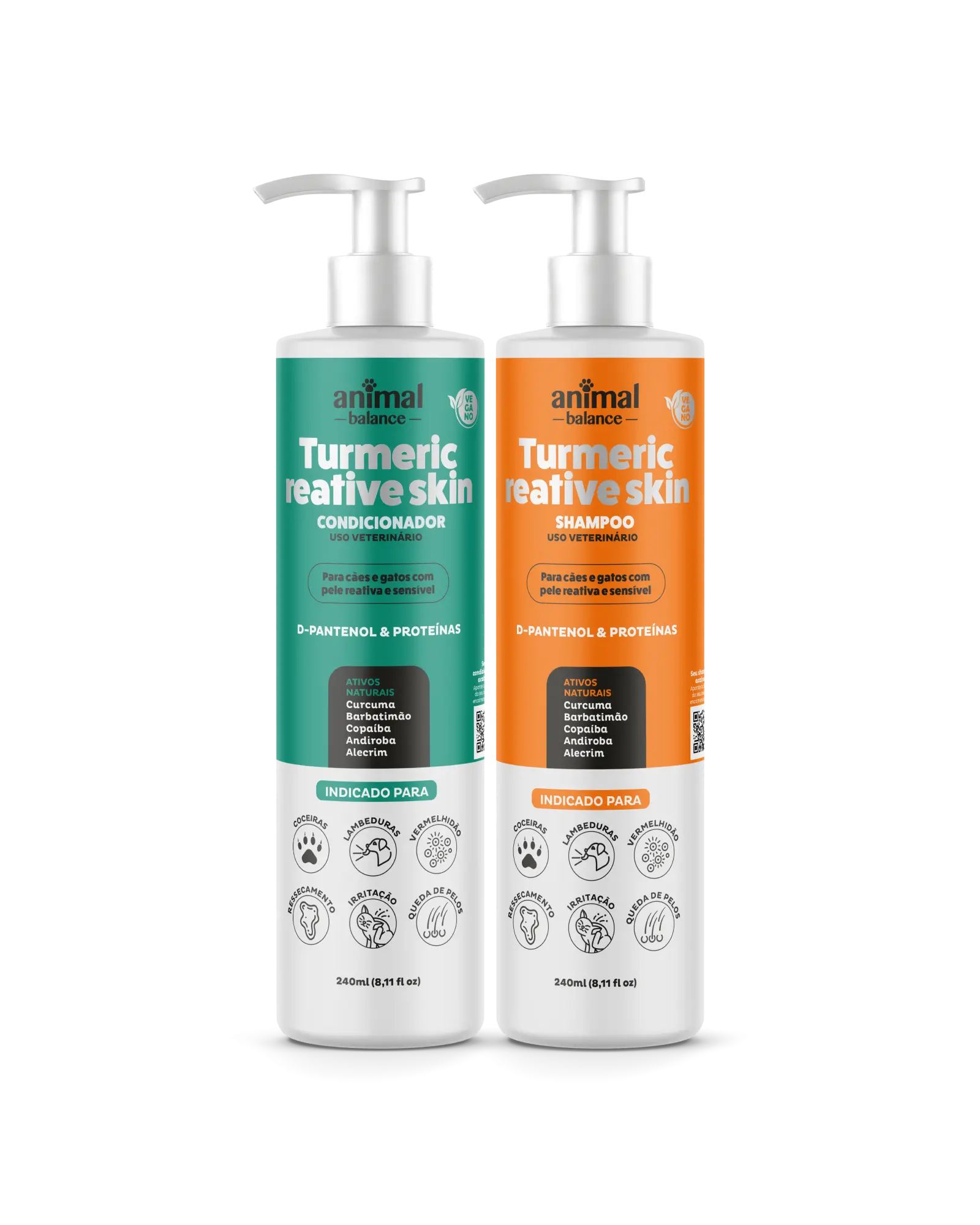 Turmeric Reactive Kit - 1 Shampoo + 1 Conditioner