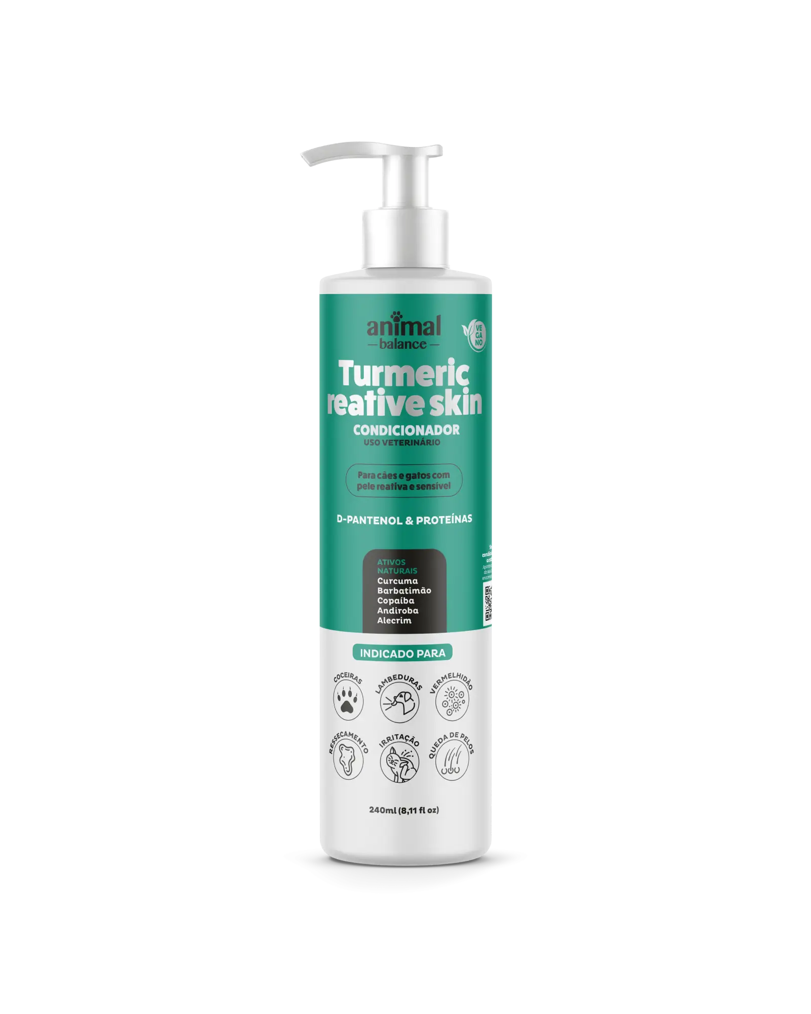 Pet Conditioner - Turmeric Reactive Skin - 240ml