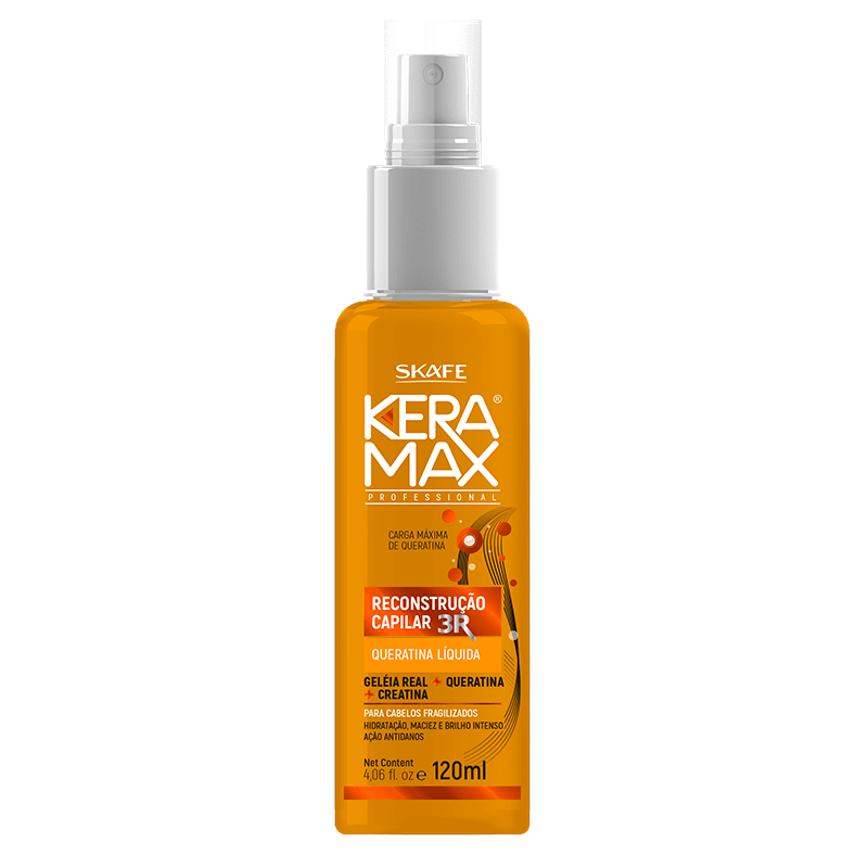 Queratina Líquida Keramax Reconstrução Capilar 120ml