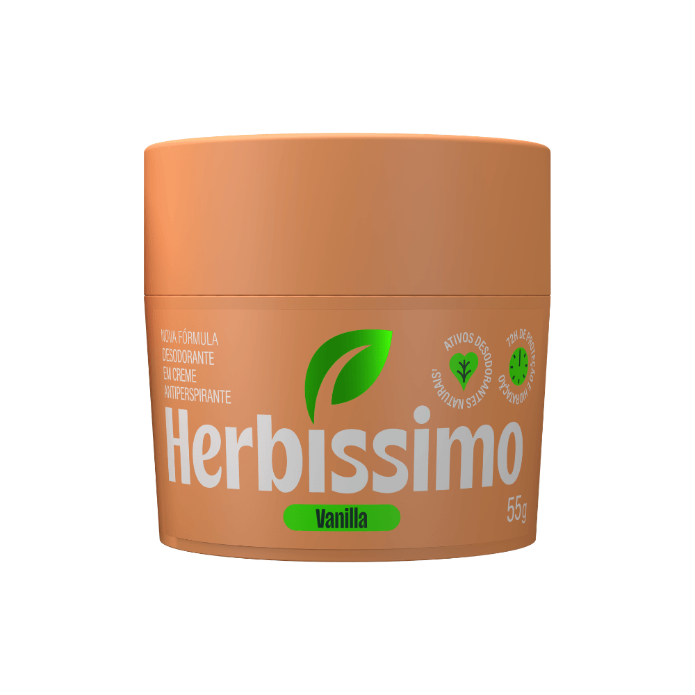 Desodorante Creme Herbíssimo Vanilla 55g