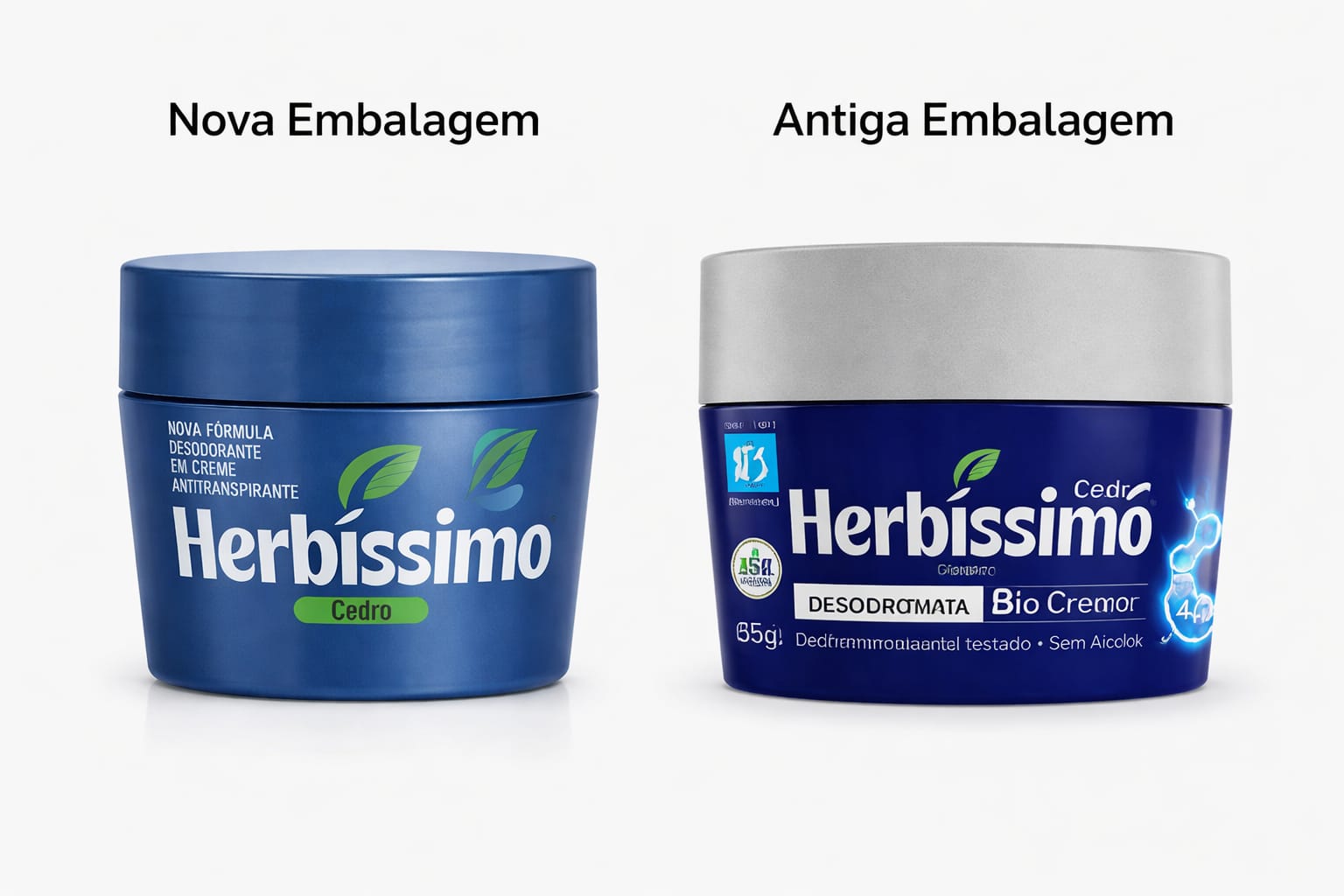 Herbíssimo Bioprotect Cedro Antiperspirant Cream Deodorant 55g