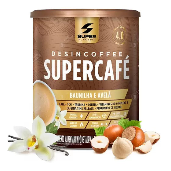 LANÇAMENTO Supercafé Desincoffee Vanilla and Hazelnut - 220g