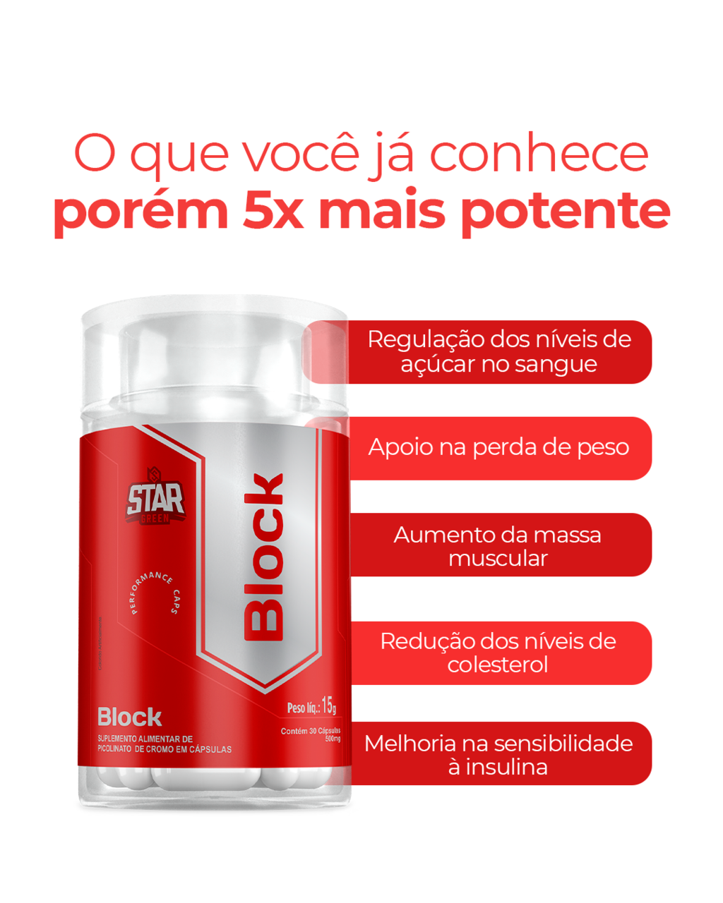 Block Star Green - Bloqueador de Carboidratos