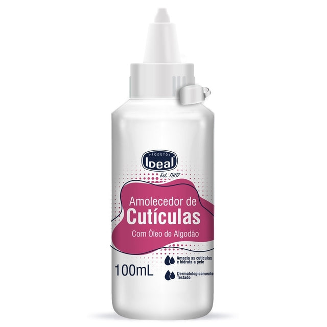 Amolecedor De Cutículas Óleo De Algodão 100ml - Ideal