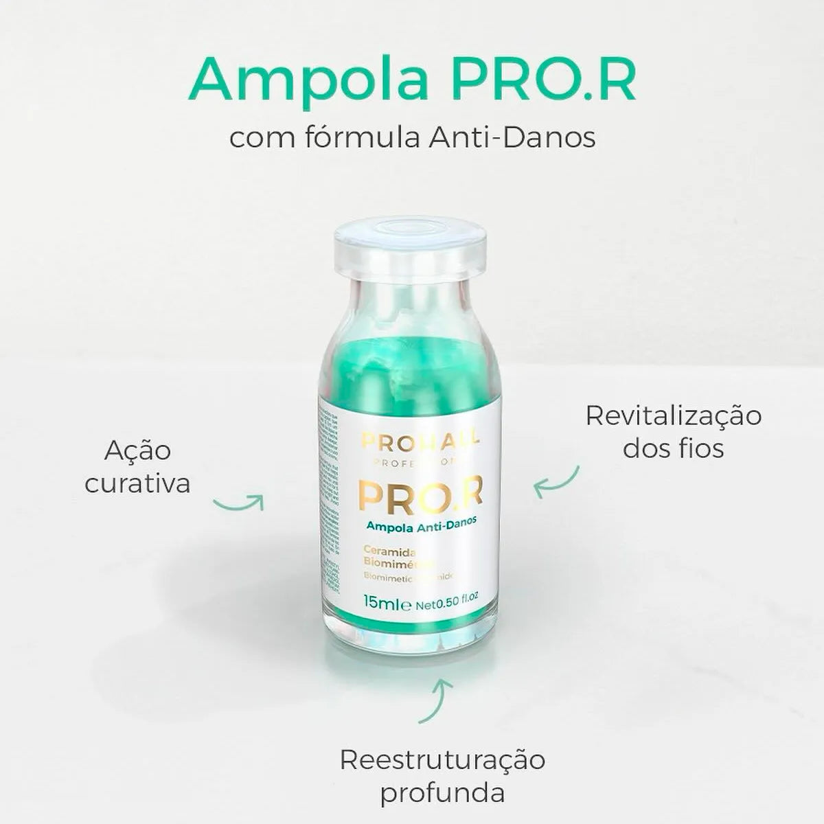Ampola de Reconstrução Intensa Anti-Danos Capilares PRO.R 15ml