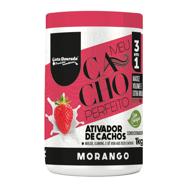 Meu Cacho Perfeito Strawberry Curl Activator 1 Kg - Definition and Shine