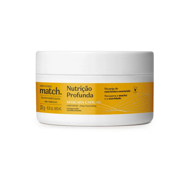 Máscara Capilar Nutrição Profunda 250g