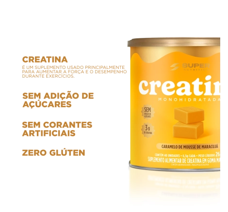 Creatine Caramel with Passion Fruit Mousse Flavor (40 units)