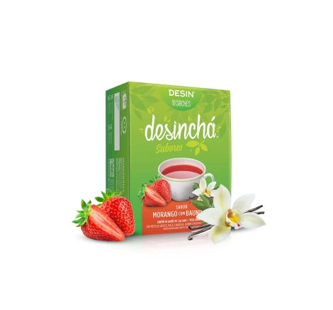 Desinchá Strawberry with Vanilla - 10 Sachets | Desinchá