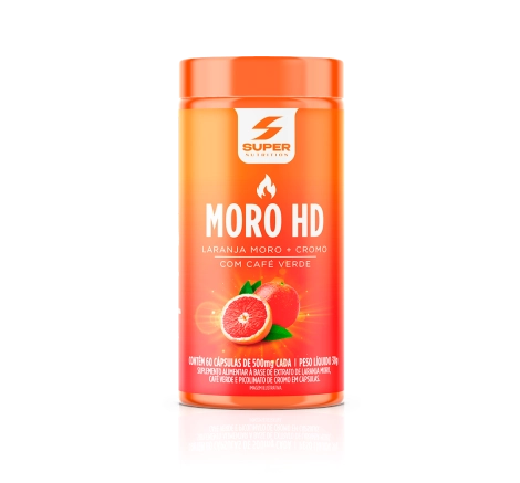 Moro HD Laranja Moro, Café verde e Cromo (60 cápsulas)