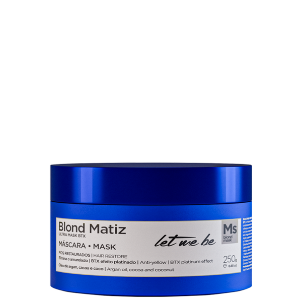 BTX Blond Matiz Ultra Mask - 250g  LET ME BE